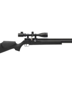 Airguns Dreamline Classic Synthetic black PCP air rifle with precision barrel and synthetic stock.